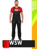 WSW FORECO BLACKGREY technikai kevertszálas kantáros munkanadrág - munkaruha