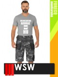 WSW FORECO CAMO technikai kevertszálas rövid munkanadrág - munkaruha