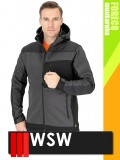 WSW FORECO GREYORANGE technikai kevertszálas strech softshell kabát - munkaruha