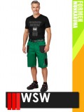 WSW FORMEN GREEN technikai kevertszálas rövid munkanadrág - munkaruha