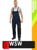 WSW FORMEN NAVYRED technikai kevertszálas bélelt téli kantáros munkanadrág - munkaruha