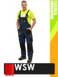 WSW FORMEN NAVYYELLOW technikai kevertszálas kantáros munkanadrág - munkaruha