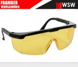 WSW FRAMBER YELLOW munkavédelmi szemüveg - munkaszemüveg