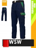 WSW KENTUCKY GREEN technikai kevertszálas derekas bélelt munkanadrág - munkaruha