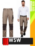 WSW NEW AGE BEIGE technikai kevertszálas derekas prémium munkanadrág - munkaruha