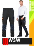 WSW NEW AGE BLACK technikai kevertszálas derekas prémium munkanadrág - munkaruha
