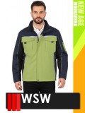 WSW NEW AGE LIME technikai kevertszálas prémium munkakabát - munkaruha
