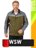WSW NEW AGE OLIVE technikai kevertszálas prémium munkakabát - munkaruha