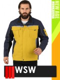 WSW NEW AGE YELLOW technikai kevertszálas prémium munkakabát - munkaruha