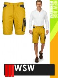 WSW NEW AGE YELLOW technikai kevertszálas rövid prémium munkanadrág - munkaruha