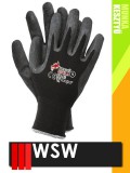 WSW NYLA mártott latex mártott szerelő munkakesztyű - 12 pár/csomag