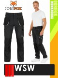 WSW OGRIFOX BLACK technikai kevertszálas férfi derekas nadrág - munkaruha