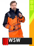 WSW ORANGE JAC technikai bélelt láthatósági télikabát - munkaruha