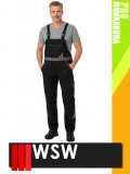 WSW PROMASTER BLACK technikai kevertszálas kantáros munkanadrág - munkaruha