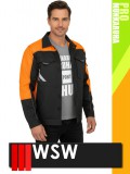 WSW PROMASTER BLACK technikai kevertszálas munkakabát - munkaruha