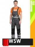 WSW PROMASTER GREY technikai kevertszálas kantáros munkanadrág - munkaruha