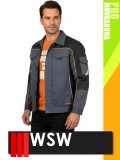 WSW PROMASTER GREY technikai kevertszálas munkakabát - munkaruha