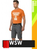 WSW PROMASTER GREY technikai kevertszálas rövid munkanadrág - munkaruha