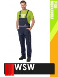 WSW PROMASTER NAVY technikai kevertszálas kantáros munkanadrág - munkaruha