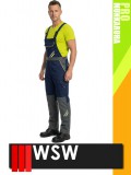 WSW PROMASTER NAVY technikai kevertszálas kantáros munkanadrág - munkaruha