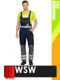 WSW PROMASTER NAVY technikai kevertszálas kantáros munkanadrág - munkaruha