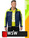 WSW PROMASTER NAVY technikai kevertszálas munkakabát - munkaruha