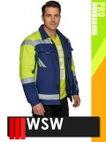 WSW PROMASTER NAVY technikai kevertszálas reflex bélelt munkakabát - munkaruha