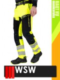 WSW RAUT BLACKHV technikai slimfit stretch derekas munkanadrág - munkaruha
