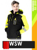 WSW RAUT BLACKHV technikai softshell átmeneti stretch munkakabát - munkaruha