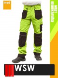 WSW SETENTA LIME technikai kevertszálas derekas munkanadrág - munkaruha