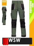 WSW SETENTA OLIVE technikai kevertszálas derekas munkanadrág - munkaruha