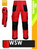WSW SETENTA RED technikai kevertszálas derekas munkanadrág - munkaruha