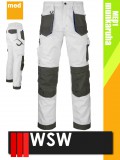 WSW SETENTA WHITE technikai kevertszálas derekas munkanadrág - munkaruha
