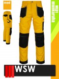 WSW SETENTA YELLOW technikai kevertszálas derekas munkanadrág - munkaruha