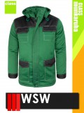 WSW SIETE GREEN technikai kevertszálas téli bélelt munkakabát - munkaruha