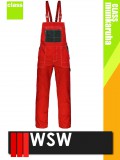WSW SIETE RED technikai kevertszálas kantáros munkanadrág - munkaruha