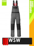 WSW VACILA GREY technikai pamut kantáros munkanadrág - munkaruha