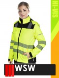 WSW VOLTER YELLOW technikai bélelt női láthatósági télikabát - munkaruha
