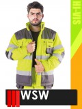 WSW YELLOW FORMEN technikai bélelt láthatósági télikabát - munkaruha