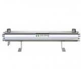 WT SUN Ipari vízfertőtlenítő, beépített 220 W-os PHILIPS UV sterilizáló lámpával, rozsdamentes acél házban. 11.250l/h víz fertőtlenítésére alkalmas.