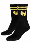 Wu Wear - Logo Socks Blk/Yellow Zokni