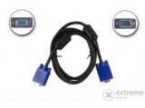 Wiretek VGA monitor hosszabbító kábel, 1.8m