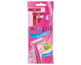X-Epil - eldobható női borotva 2 pengés (4db)
