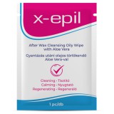 X-Epil Gyantázás utáni olajos törlőkendő Aloe Verával 1db XE9230
