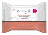 X-EPIL INTIMO SENSITIVE Intim törlőkendő 20 db