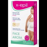 X-epil szőrtelenítő gyanta csík arcra 12db-os kiszerelésben