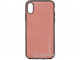 X-Level telefonvédő gumi/szilikon tok Apple iPhone X (5,8") készülékhez, rózsaszín