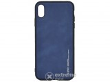 X-Level telefonvédő gumi/szilikon tok Apple iPhone XS Max (6,5") készülékhez, kék