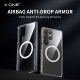 X-One Dropguard Magnetic Case Pro MagSafe-kompatibilis tok Samsung Galaxy S25 Plus - átlátszó