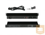 X-Tech - 1U Digitális termosztát panel rack szekrénybe
